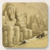 Abu Simbel、"エジプトからのNubiaの素晴らしい寺院、 コースター (正面)