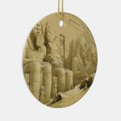 Abu Simbel、"エジプトからのNubiaの素晴らしい寺院、 セラミックオーナメント (右)