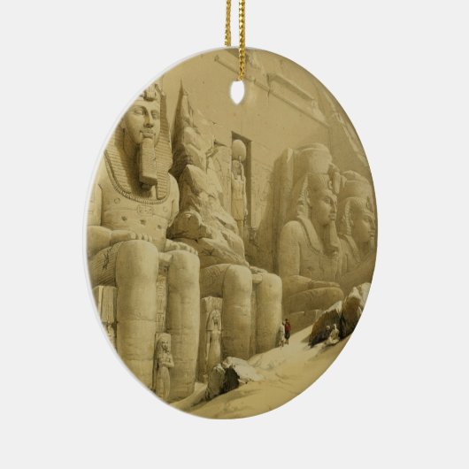 Abu Simbel、"エジプトからのNubiaの素晴らしい寺院、 セラミックオーナメント (右)