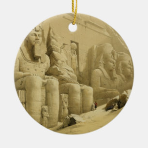 Abu Simbel、"エジプトからのNubiaの素晴らしい寺院、 セラミックオーナメント
