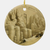 Abu Simbel、"エジプトからのNubiaの素晴らしい寺院、 セラミックオーナメント (裏面)