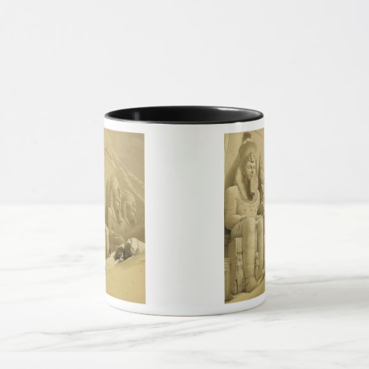 Abu Simbel、"エジプトからのNubiaの素晴らしい寺院、 マグカップ (中央)