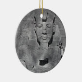Abu Simbel 1850年のRamesses IIの巨大な彫像 セラミックオーナメント (右)