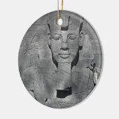 Abu Simbel 1850年のRamesses IIの巨大な彫像 セラミックオーナメント (左)