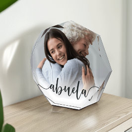 Abuelaおばあちゃんのスクリプトオーバーレイ フォトブロック