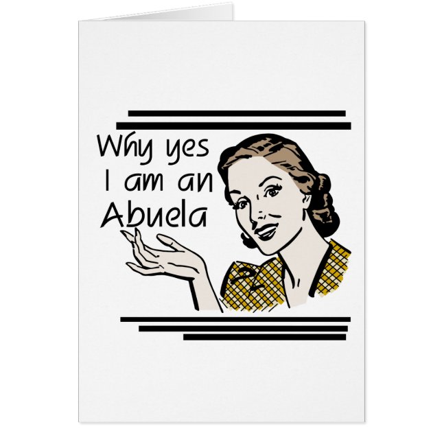 AbuelaのレトロのTシャツおよびギフト (正面)