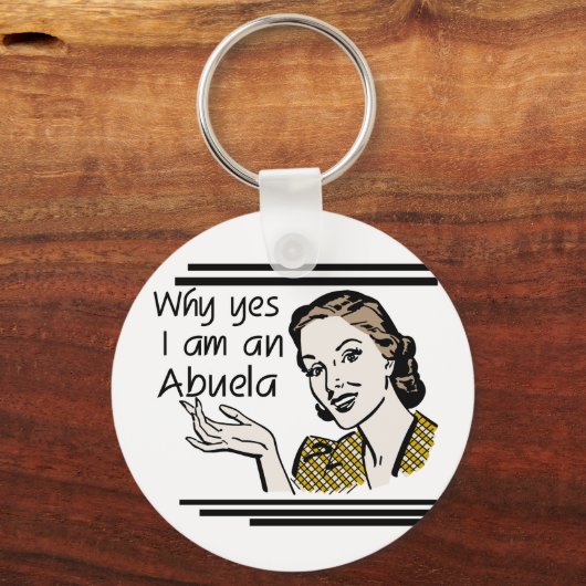 AbuelaのレトロのTシャツおよびギフト キーホルダー (正面)