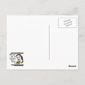 AbuelaのレトロのTシャツおよびギフト ポストカード (裏面)