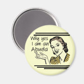 AbuelaのレトロのTシャツおよびギフト マグネット (正面/裏面)