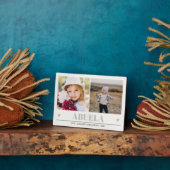 ABUELA孫2フォトグレーハートプラーク フォトプラーク (側面)