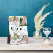 Abuela書道4写真卓上プラーク フォトプラーク (側面)