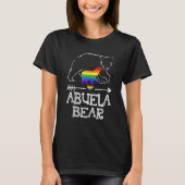 Abuela Bear Proud Aunt Rainbow Flag Lgbt Pride Mon Tシャツ (正面)