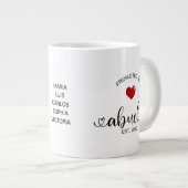 Abuela Established New Grandmother Gift ジャンボコーヒーマグカップ (正面右)