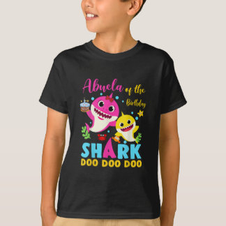 Abuela Of The Birthday Shark Mom Matching Family  Tシャツ