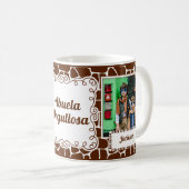 Abuela Orgullosaおばあちゃんキリンプリント2写真 コーヒーマグカップ (正面右)