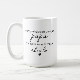 abuela pregnancy announcement, anuncio de embarazo コーヒーマグカップ