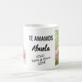 Abuela Te Amamosの写真パーソナライズされた コーヒーマグカップ (中央)