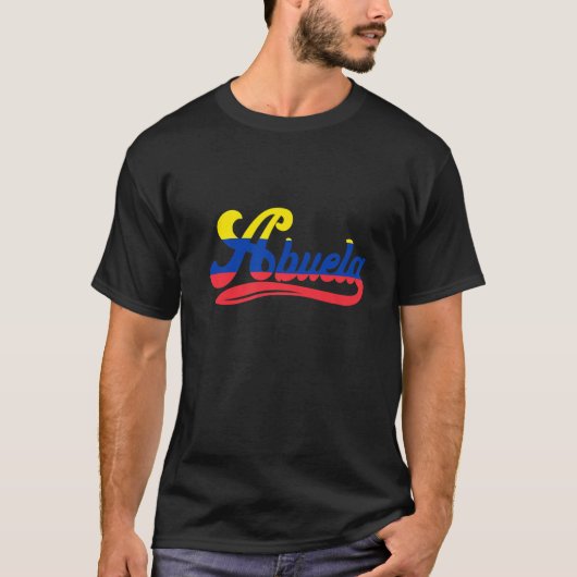 Abuela Venezuela Flag Bandera Venezuelan Art Woman Tシャツ (正面)
