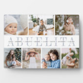 "Abuelita"孫の名前7 Photo Collage フォトプラーク (正面)
