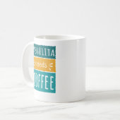 Abuelita Needs Coffee Mug コーヒーマグカップ (正面左)