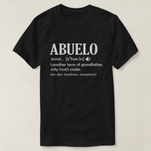 Abueloの定義おもしろいはクールGrandpa Gift Tシャツ