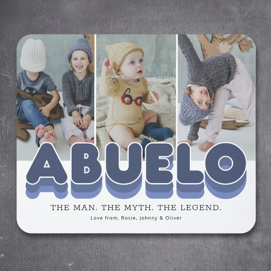 Abuelo Man Myth Legend 3枚の写真 マウスパッド