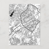 Abuja Nigeria Map ポストカード (正面)