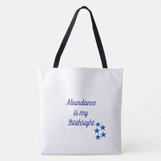 Abundance Birthright Tote トートバッグ (正面)