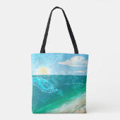 Abundance manifestation 888 angelic numbers トートバッグ (裏面)