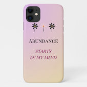 Abundance Mindset – Flowers of Abundance Case-Mate iPhoneケース (裏面)