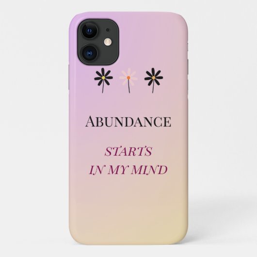 Abundance Mindset – Flowers of Abundance Case-Mate iPhoneケース (裏面)