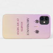 Abundance Mindset – Flowers of Abundance Case-Mate iPhoneケース (裏面(横))