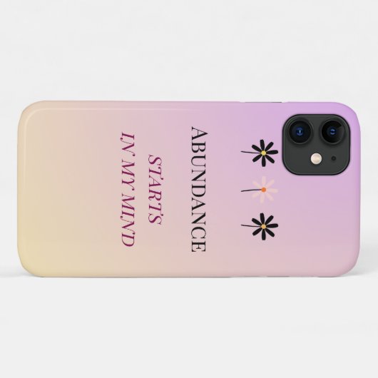 Abundance Mindset – Flowers of Abundance Case-Mate iPhoneケース (裏面(横))