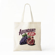 Abundant Life Grapes Pomegranate Retro Tee