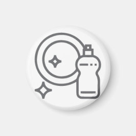 Abwasch Aktivitätenbutton Hausarbeit マグネット