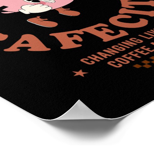 Aby適用行動アナリストのコーヒーが～を要求する ポスター (角)