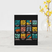 Aby Applied Behavior Analyst Advocate Autism Let カード (黄色い花)