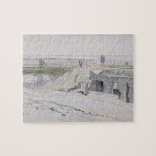 Abydus、1pm、1867年1月12日(インクおよびwatercolou ジグソーパズル (横)