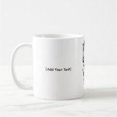 Abyssal Gaze Heavy Metal Raven Skull Mug コーヒーマグカップ (左)