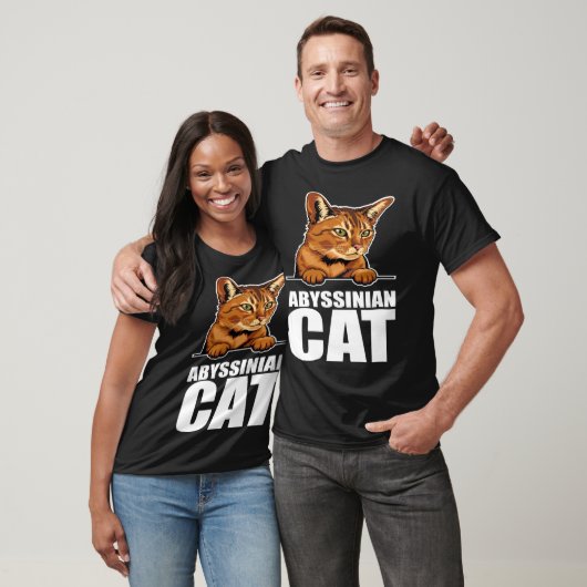 Abyssinian  Abyssinian cat  Abyssinian mom  7 Tシャツ (ユニセックス)