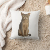 Abyssinian Blue Cat Pillow クッション (ブランケット)