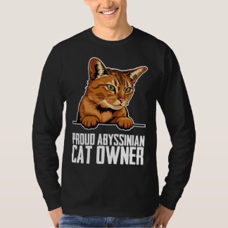Abyssinian cat  Abyssinian  Abyssinian kitten  1 Tシャツ