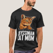 Abyssinian cat  Abyssinian  Abyssinian kitten Tシャツ (正面)