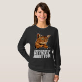 Abyssinian cat  Abyssinian  Abyssinian kitten Tシャツ (正面フル)