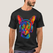 Abyssinian Cat DJ Festival Tシャツ (正面)