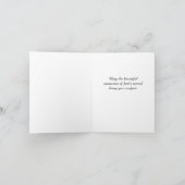 Abyssinian Cat Sympathy Card カード (内部)