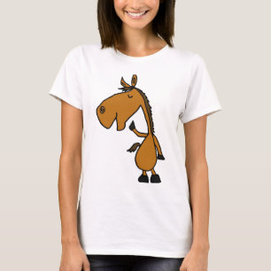ACおもしろいな馬の漫画のワイシャツ Tシャツ