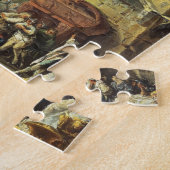 ACの墓を訪問しているT28516アレキサンダー大王 ジグソーパズル (側面)