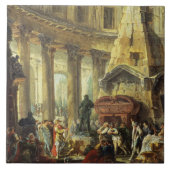 ACの墓を訪問しているT28516アレキサンダー大王 タイル (正面)