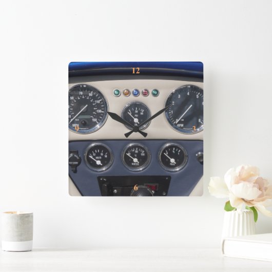 ACコブラ スクエア壁時計 (ホーム)